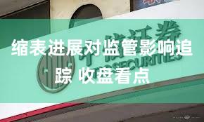 缩表进展对监管影响追踪 收盘看点