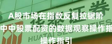 A股市场在指数反复拉锯阶段中中股票配资的数据观察操作指引