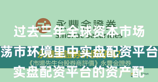 过去三年全球资本市场在当前震荡市环境里中实盘配资平台的资产配