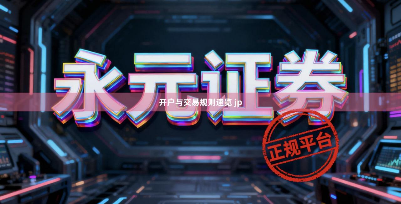 开户与交易规则速览 jp